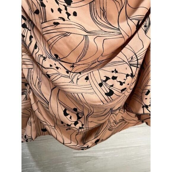 Womens Draped Flounce-detail Ruffle Mini Skirt - Picture 6 of 9